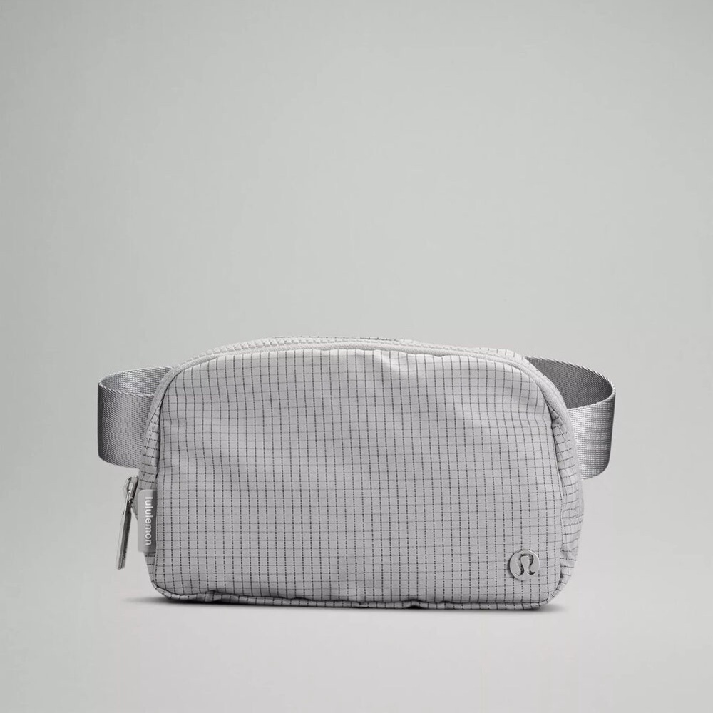 Lululemon Grid Grey Belt Bag